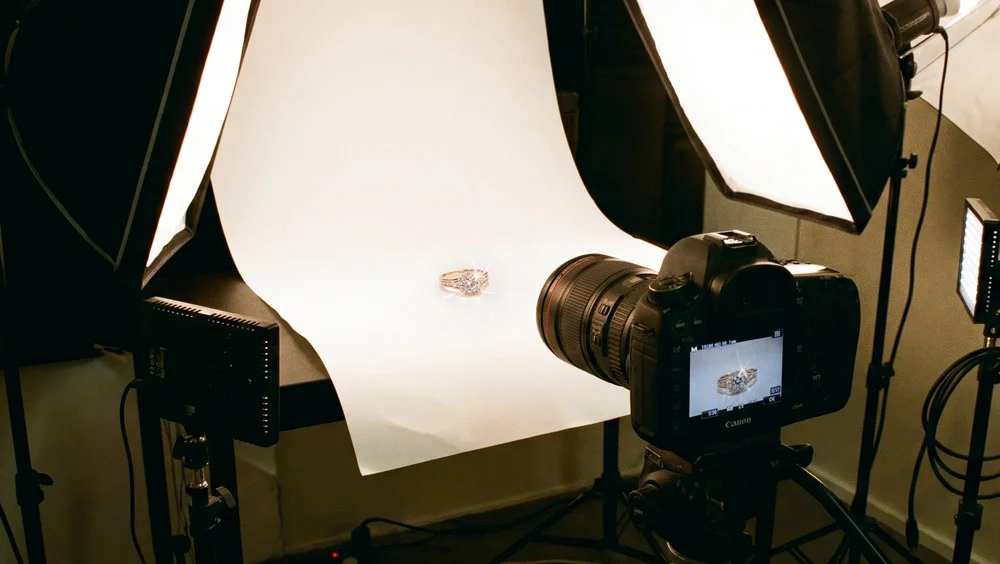 Maverick Excelsior jewelry photography setup