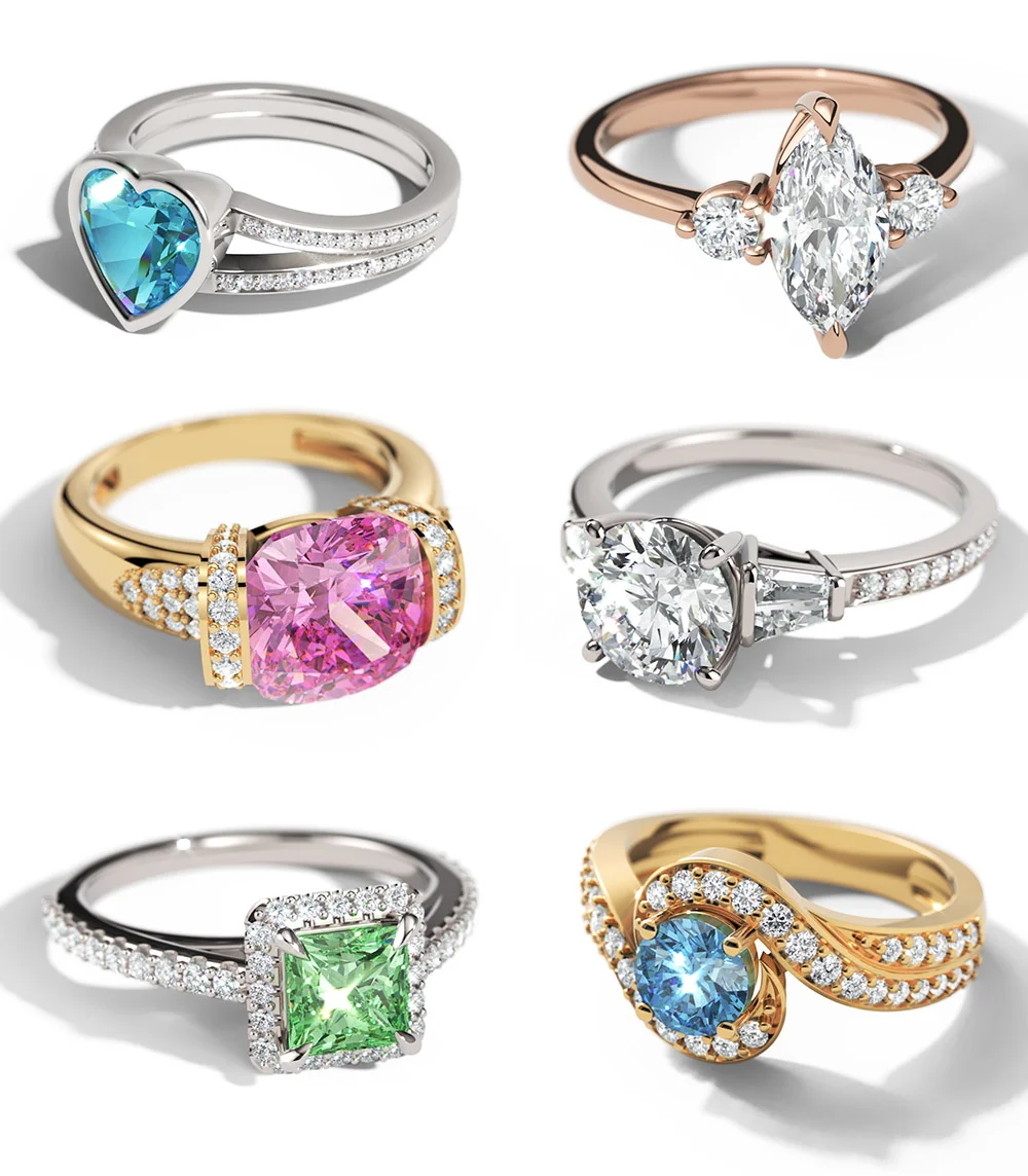 Maverick Excelsior jewelry samples