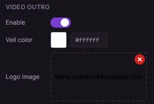 Maverick Excelsior Branding Video Outro white