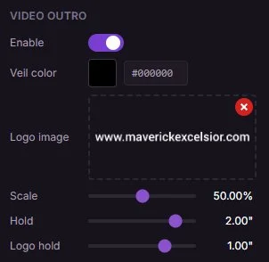 Maverick Excelsior Branding Video Outro