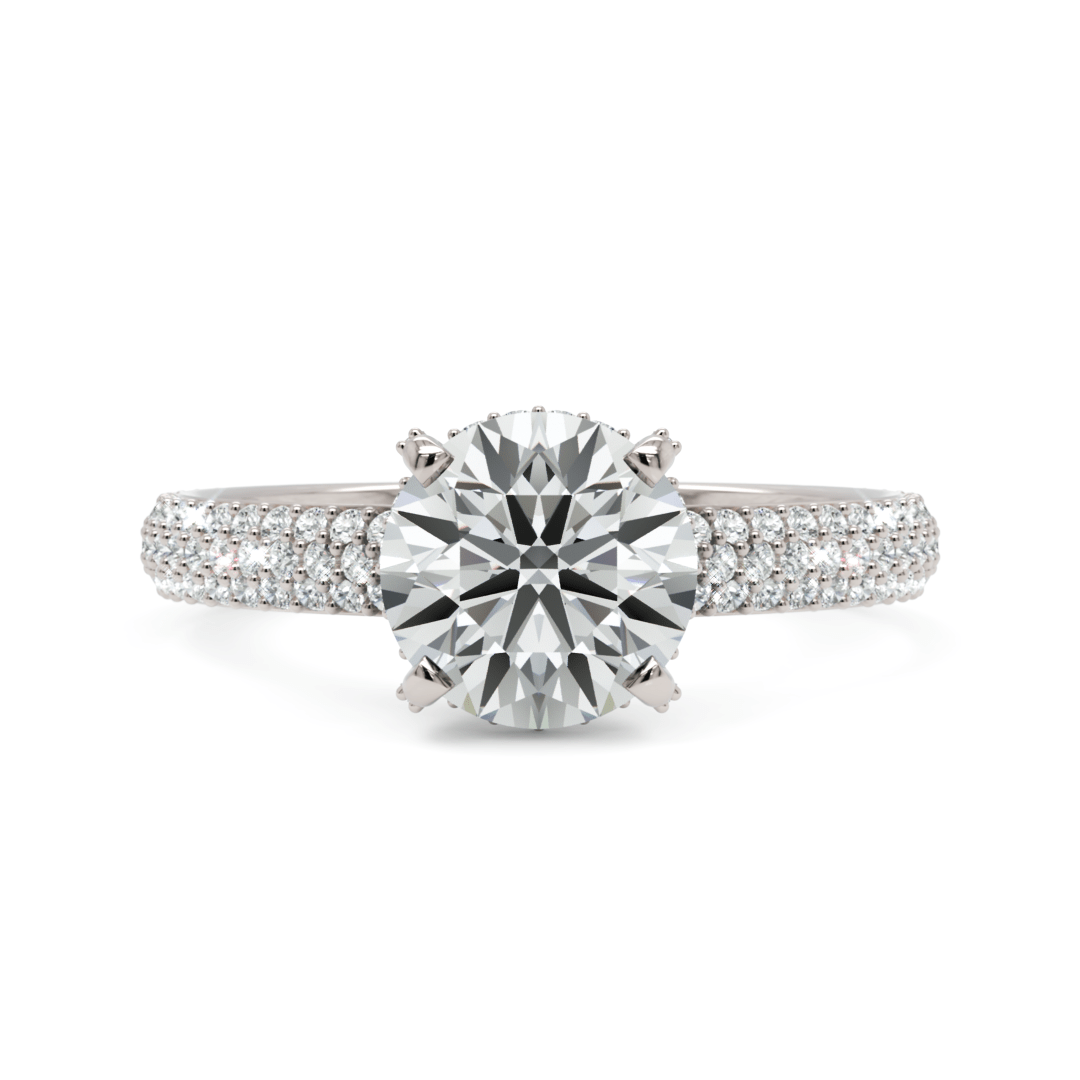 Timeless Glow, White Gold 18k / Round Diamond