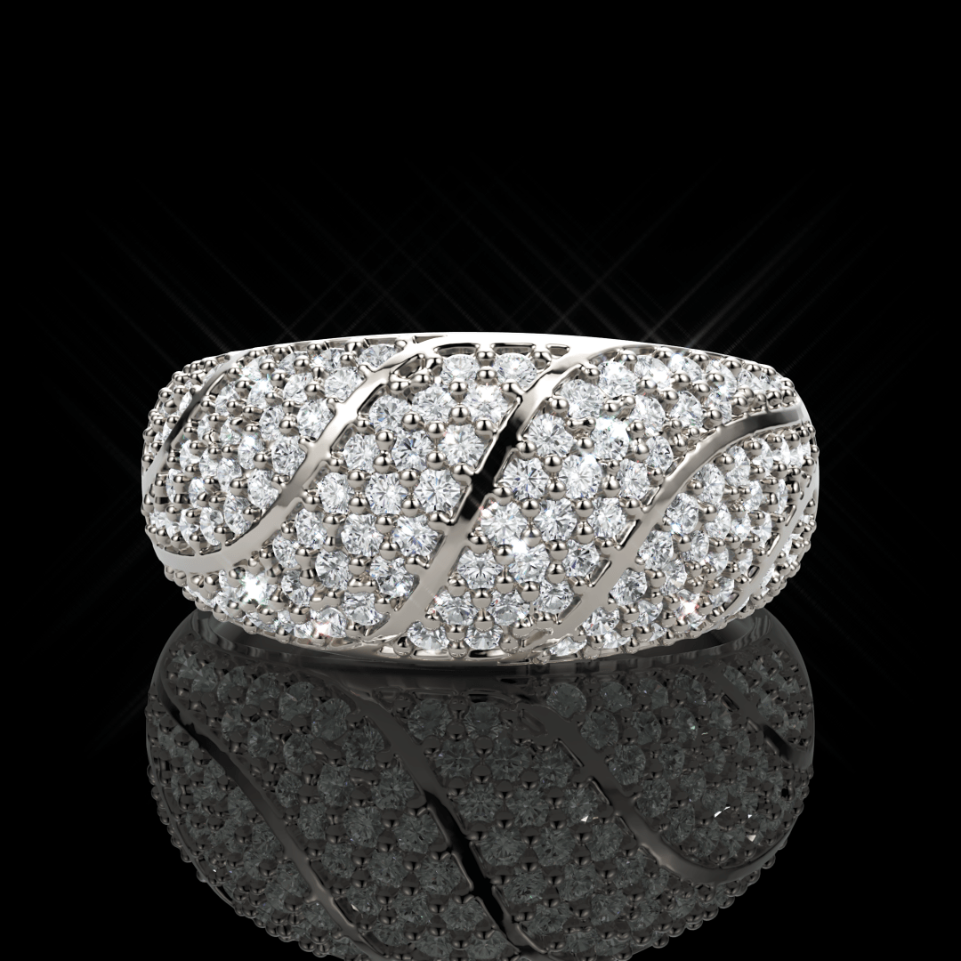 Silver Dune, White Gold 18k / Pave Diamond